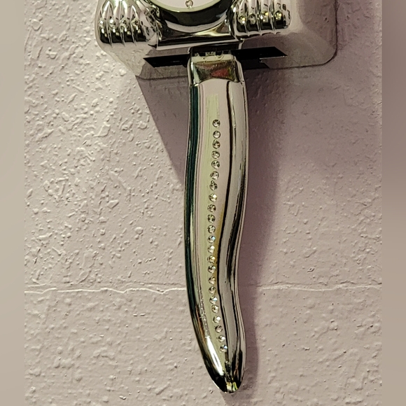 Jeweled Millennium Kit-Cat Klock Rarest Kit Cat clock Chrome - Picture 8 of 9